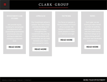 Tablet Screenshot of clark-group.com